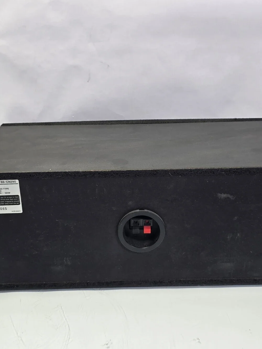 Sony SS-CN290 Center Speaker + 2 Sony Satellite Speakers Tested Working 8 Ohm